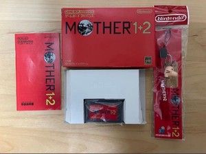 Mother 1+2 w/box manual Gameboy Advance w/ Doseisan New Strap  JP