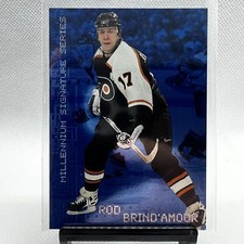 1999 ITG Be A Player Millennium Signature Series Sapphire /100 Rod Brind'Amour