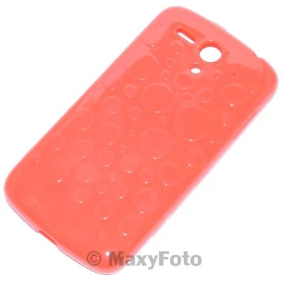 HUAWEI HARD COVER CUSTODIA ORIGINALE COLOR SHELL ASCEND G300 GLOSSY TOUCH ROSSO - Immagine 1 di 4