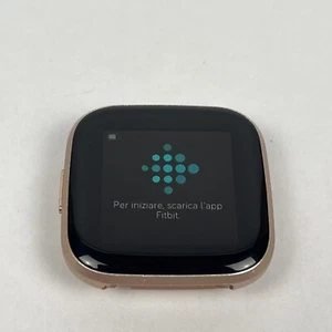 Fitbit Versa 2 FB507 Tracker de santé et de remise en forme galet or rose uniquement *fonctionne* - Photo 1 sur 6
