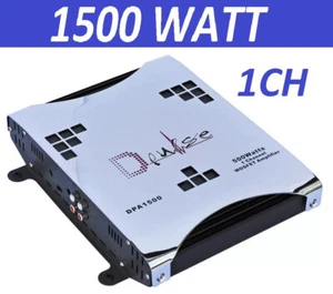 POTENTE AMPLIFICATORE AUTO 500 WATT 1 CANALE/MONO 280WATT RMS SUBWOOFER - Foto 1 di 5