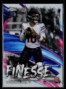 2024 Topps Chrome #F-1 Caleb Williams Finesse - Picture 1 of 2
