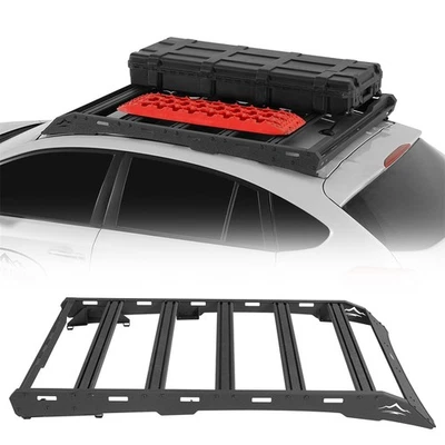 Bastidor de techo superior de acero Fit 13-17 Subaru XV Crosstrek cesta portadora de carga terrestre Foto 1 de 4