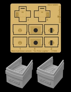 1/350 Constitution-class Refit Main Hull Lower Airlock for Polar Lights kit - Bild 1 von 1