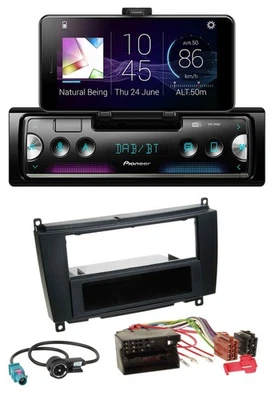 Pioneer USB MP3 Bluetooth DAB Autoradio für Mercedes CLK W209 ab 06 Coupe 04-09 - Bild 1 von 4