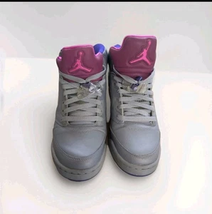 Nike Air Jordan 5 Retro Gris Cemento Rosa 440892-009 GS Juvenil Talla 6.5Y EE. UU. - Imagen 1 de 8