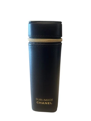 Chanel Sublimage Cosmetic Pouch Box Case Black Gold Travel - Image 1 of 4