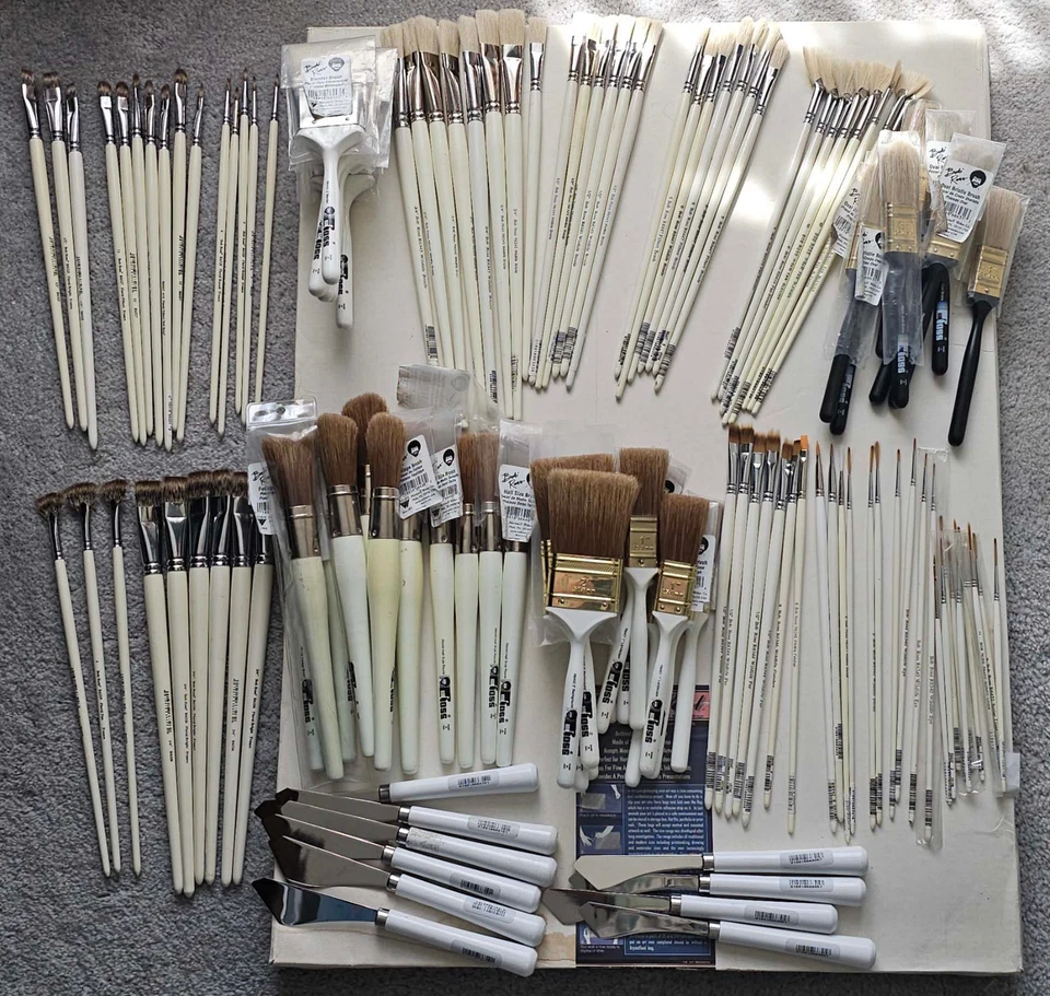 1 cuchillo de paleta o pincel Bob Ross, o Robert Butler use menú desplegable Foto 1 de 4