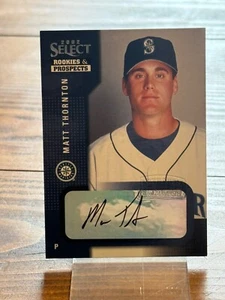 Tarjeta coleccionable deportiva con autógrafo de Matt Thornton #72 Select Rookies and Prospects #72 2002 - Imagen 1 de 16