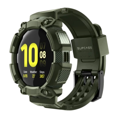 SUPCASE Galaxy Watch Active 2 Case Band 44mm UBPro Wristband Metal Clasp Rugged G-Shock