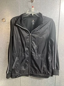 tangerine womens activewear size s/CH Black Jacket Zipper With Two Pockets Coat - Picture 1 of 8