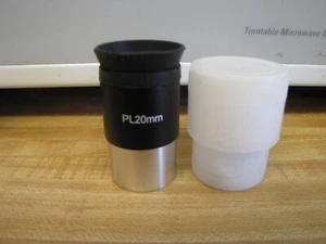 1.25" 20mm Plossl Telescope Eyepiece Coated Lenses  Filter Threads  Plastic Case - Picture 1 of 2