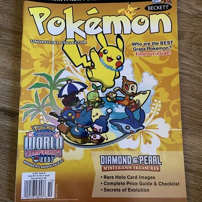 Pokemon Beckett Magazine - Issue 95 - Oct. 2007 - World Champ Winners Announced - Image 1 of 4
