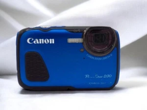 【Near Mint】Canon PowerShot D30 Waterproof Digital Camera w/New battery - Picture 1 of 4