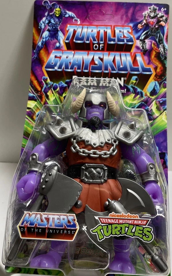 2023 Mattel Turtles Of Grayskull Ram Man Mutated Battering Ram Figure Unpunched