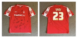 Eugene Dadi Matchworn & Squad Signed Nottingham Forest 2005/06 Home Shirt, VGC - Picture 1 of 10