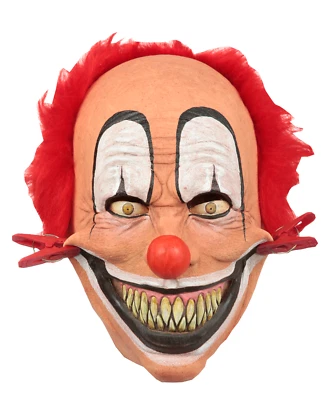 Ghoulish Productions Tweezer Clown Latex Face Mask Horror Halloween Cosplay - Image 1 of 4