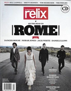Relix Music Magazine Rome With Danger Mouse Jack White Norah Jones Primus 2011 - Picture 1 of 12