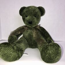 PIER 1 ONE Imports Floppy Green Teddy Bear Stuffed 16"