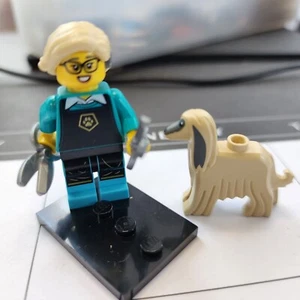 LEGO Groomer & Afghan Dog - 71045 Collectible Minifigure Series 25 new loose - Picture 1 of 2