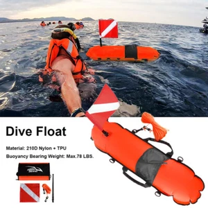 KEEP DIVING Inflatable Float Safety Dive Float W/ Dive Flag For Snorkeling D1A3 - Picture 1 of 11