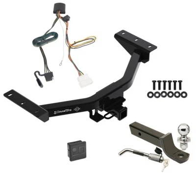 Trailer Tow Hitch For 19-25 Honda Passport Package Wiring 2" Ball Mount and Lock - Image 1 of 4