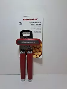 KITCHENAID MANUAL CAN & BOTTLE OPENER GLOSSY EMPIRE RED NEW STYLE KE199OHERA - Picture 1 of 5