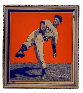 1935 Wheaties Panel BB1 CARL HUBBELL Giants HOF *SET BREAK*