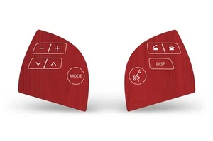 Steering Wheel Sticker Control Decal Repair Kit For Lexus ES350 2007-2012 RED WD - Bild 1 von 2