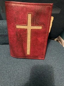 Bibel, Vintage, schöner Ledereinband - Bild 1 von 12