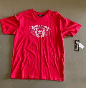 Vintage Billabong T Shirt NWT Y2K 2000’s Men’s large L Dead Stock Surf Tattoo - Picture 1 of 6