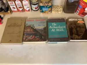 Archaeology 4 Books Native American History Prehistoric North America Indians - Picture 1 of 12
