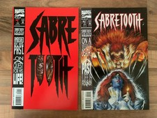 SABRETOOTH #1 & #2 1993 Marvel Comics