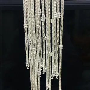 Bracciale 10 pezzi argento placcato 3 mm catena serpente adatto perline europee ciondolo 18 cm-21 cm - Foto 1 di 5