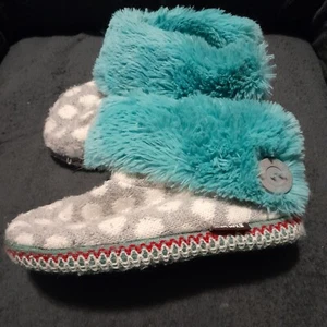 Muk Luks Womens Bootie Slippers House Shoes Comfy & Cute Size Small 5-6 - Picture 1 of 6