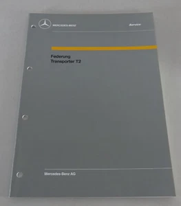 Mercedes Manual de Taller Benz 507-814 D Düsseldorf Transporter T2 Suspensión - Imagen 1 de 1