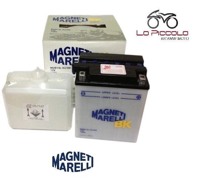 BATTERIA MAGNETI MARELLI YB14L-A2 Kawasaki GPZ 750 1983 1984 1985 Foto 1 de 1