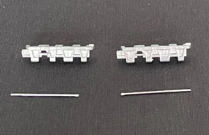Heng langer deutscher Tigerpanzer Metallspur Raupe Glieder Segmente UK - Bild 1 von 3
