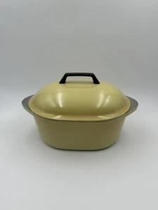 Dutch Oven Club Harvest Gold Aluminum Oval Yellow Roaster Cookware With Lid 6 Qt - Picture 1 of 13