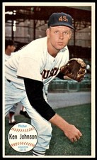 1964 Topps Giants Ken Johnson EX-EXMT Houston Colt .45s #2 *Noles2148*