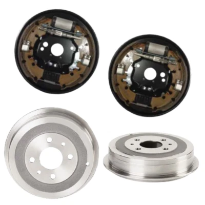 KIT GANASCE FRENI POSTERIORI CON TAMBURI 203MM FIAT PANDA 169 METANO IDEA MUSA - Immagine 1 di 2