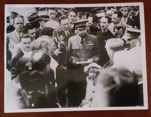 FOTO ORIGINAL 1933 TIPO 1, ITALO BALBO Y FLOTA ITALIANA LLEGA A MONTREAL - Imagen 1 de 2