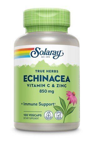 Solaray Echinacea With Vitamin C & Zinc 100 VegCap