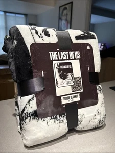 Walmart Last of Us Black and White Polyester Throw Blanket 50X60 SOLD OUT - Picture 1 of 3