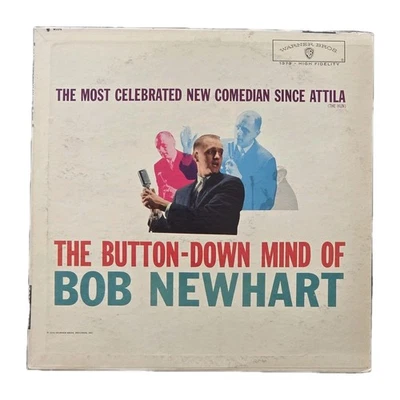 BOB NEWHART "The Button-Down Mind Of..." RARE ORIGINAL 1960 US 6Tk VINYL LP - Image 1 of 4