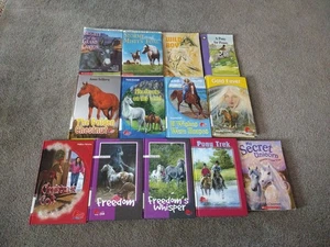Pony Club Lot 14 Books Dorsey,Pony, Unicorn,Colt, Horse Chapter 📚 SC & HB Mix - Picture 1 of 10
