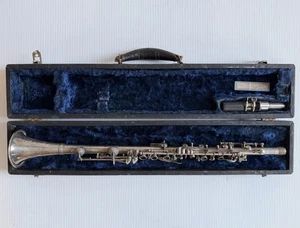 Vintage Airflow Clarinet With Case Metal Body Serial Number 10331 Made In Italy - Picture 1 of 19