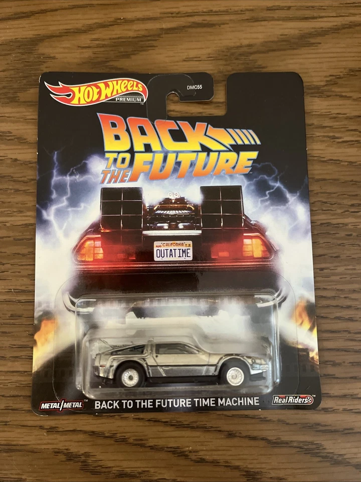 Hot Wheels Retro Entertainment Diecast Back To The Future Time Machine Vehicle - Image 1 of 1