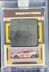 Ty Gibbs 2025 Panini Turn Four NASCAR Race-Used Jumbo Tire Red #16/25 - Picture 1 of 3