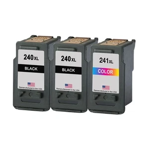 Compatible Ink Cartridge For Canon PG-240XL and CL-241XL Variation-USA - Picture 1 of 9
